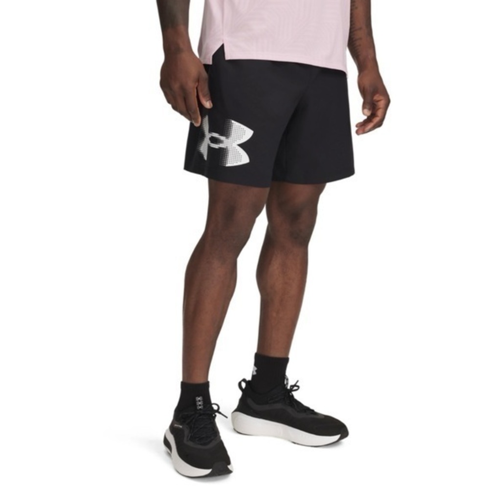 Men's Under Armour Tech™ Woven Graphic Shorts in Black Size M